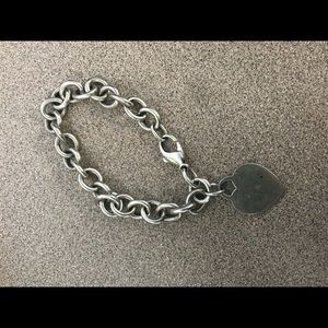 Tiffany Hearts heart tag charm bracelet